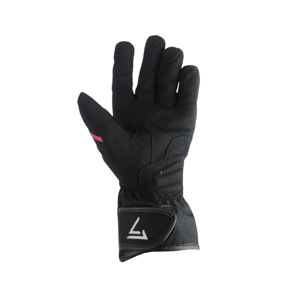 GUANTE PARA MOTO SHELTER BLAKE WP NEGRO ROSA3