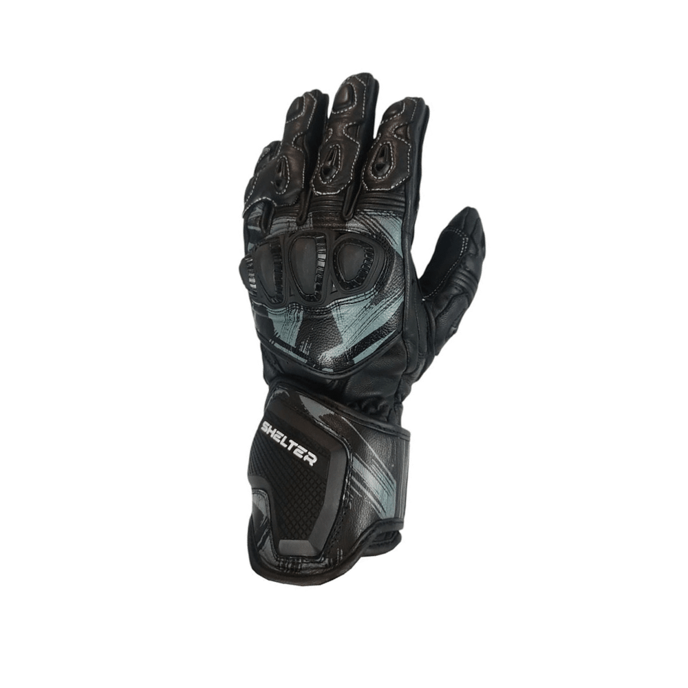 GUANTES PARA MOTO SHELTER CHROME NEGRO2