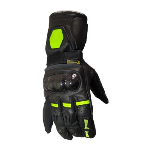 GUANTE MOTO UNISEX TIGGER VERDE FLÚOR | VISIBILIDAD Y PROTECCIÓN EN CADA RECORRIDO5