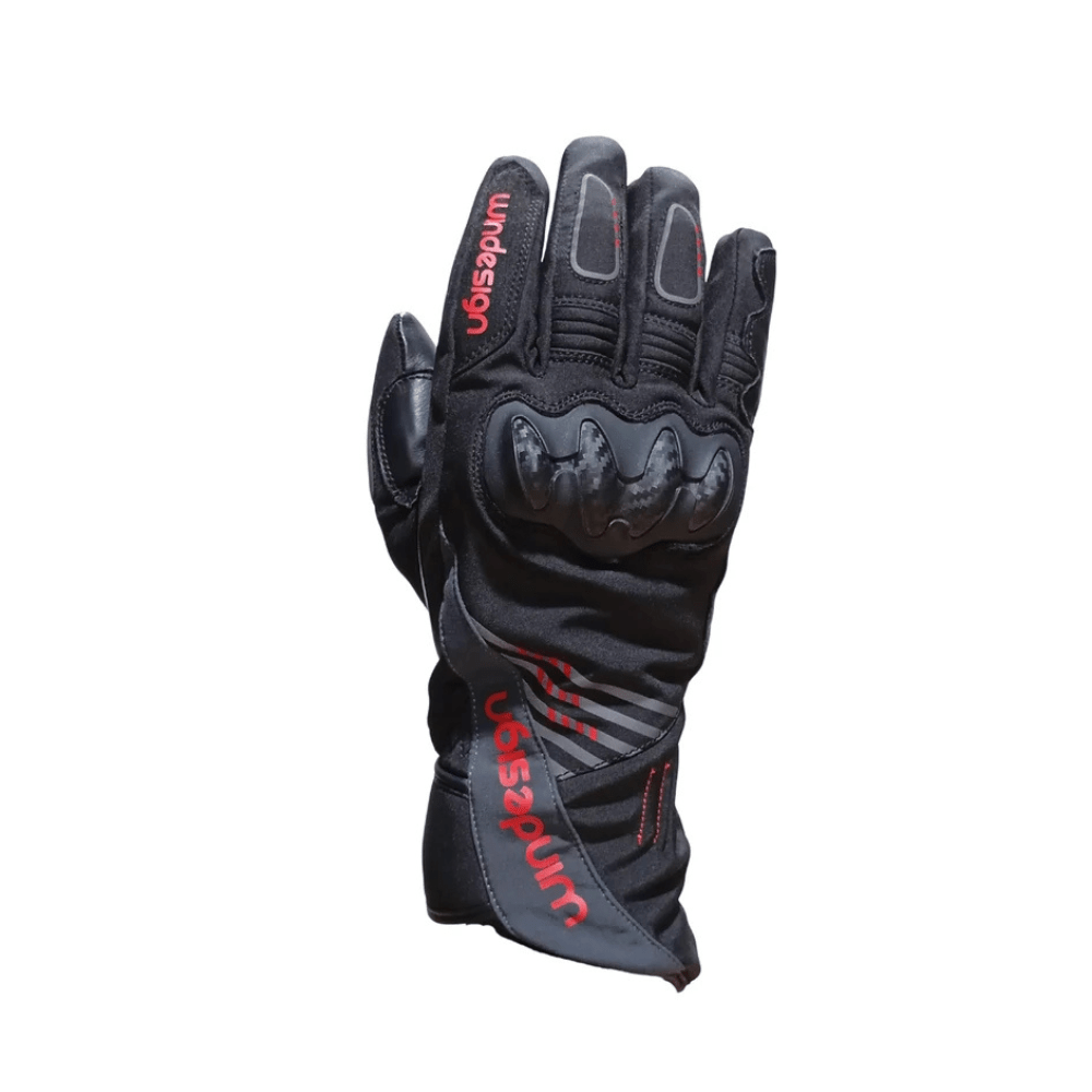 GUANTE PARA MOTO DE INVIERNO ROJO CHARLY'S2