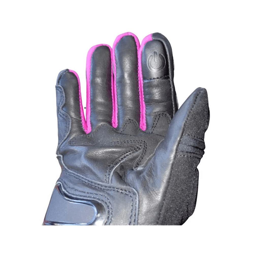 GUANTE PARA MOTO DE INVIERNO MISTRAL FUCSIA2
