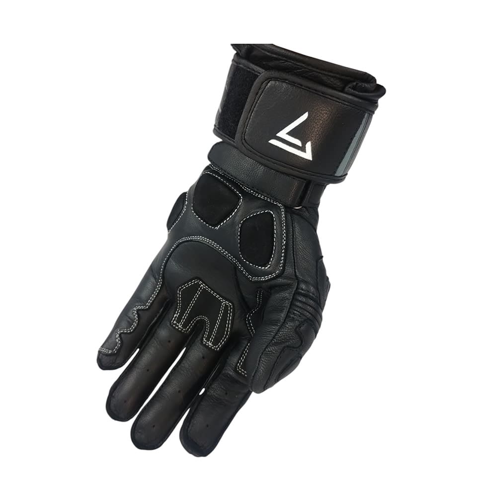 GUANTES MOTO SHELTER CHROME NEGRO PROTECCIÓN Y DISEÑO DEPORTIVO2