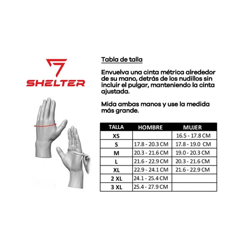 GUANTE PARA MOTO SHELTER META CUERO NEGRO (SH-08-8046)4