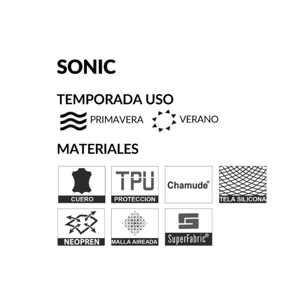 GUANTE PARA MOTO SHELTER SONIC NEGRO (SH-08-8052)3