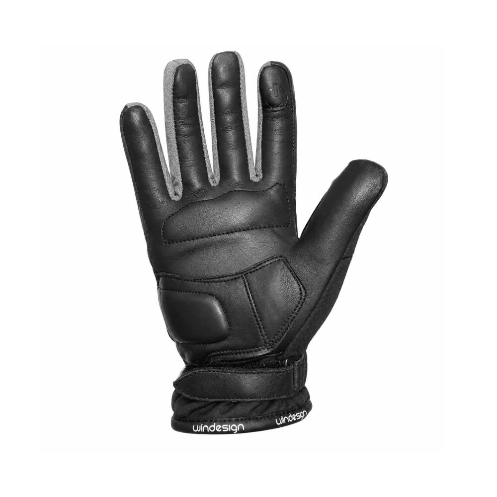 GUANTE INVIERNO MUJER NEGRO GRIS2