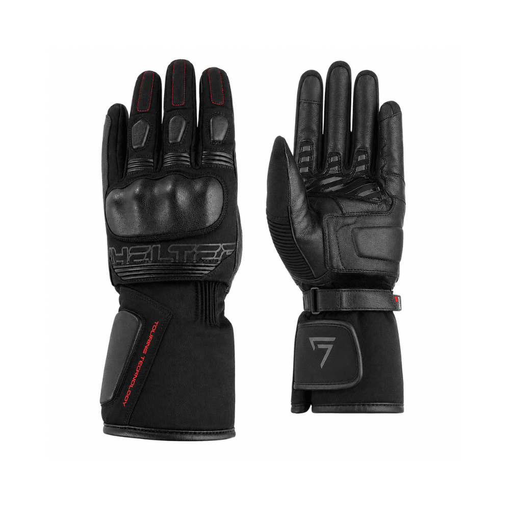 GUANTES PARA MOTO TOURING1 WP IMPERMEABLES DE PUÑO LARGO NEGROS1