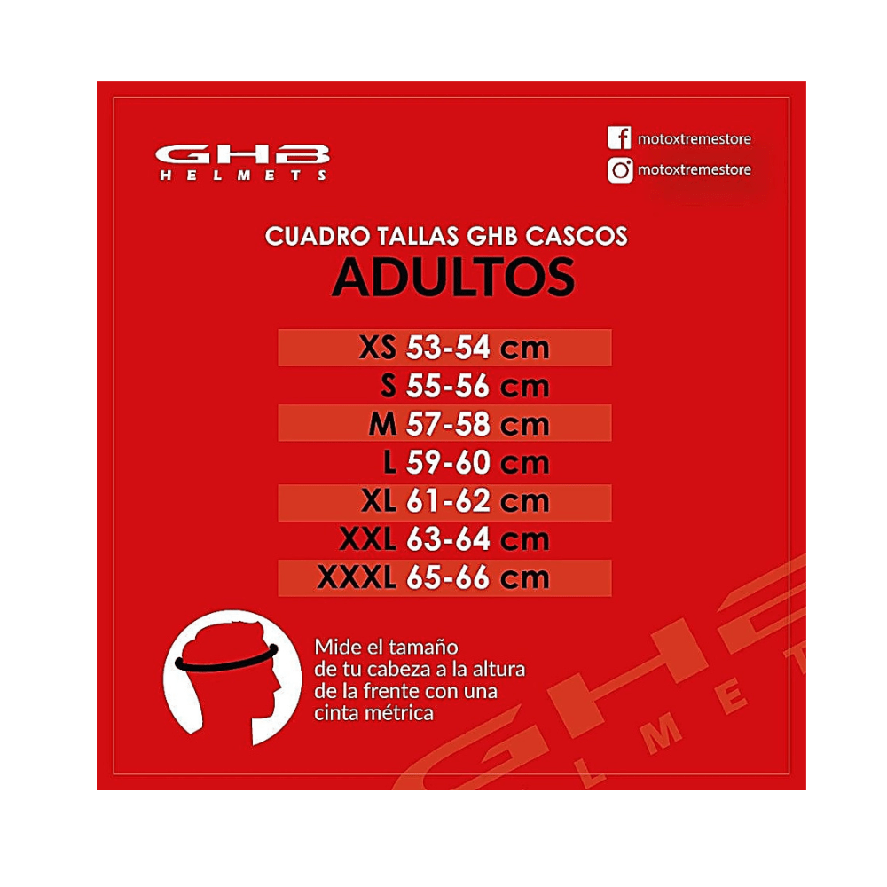 CASCO PARA MOTO INTEGRAL GHB M-67 NEGRO ROJO DETALLES GRIS2