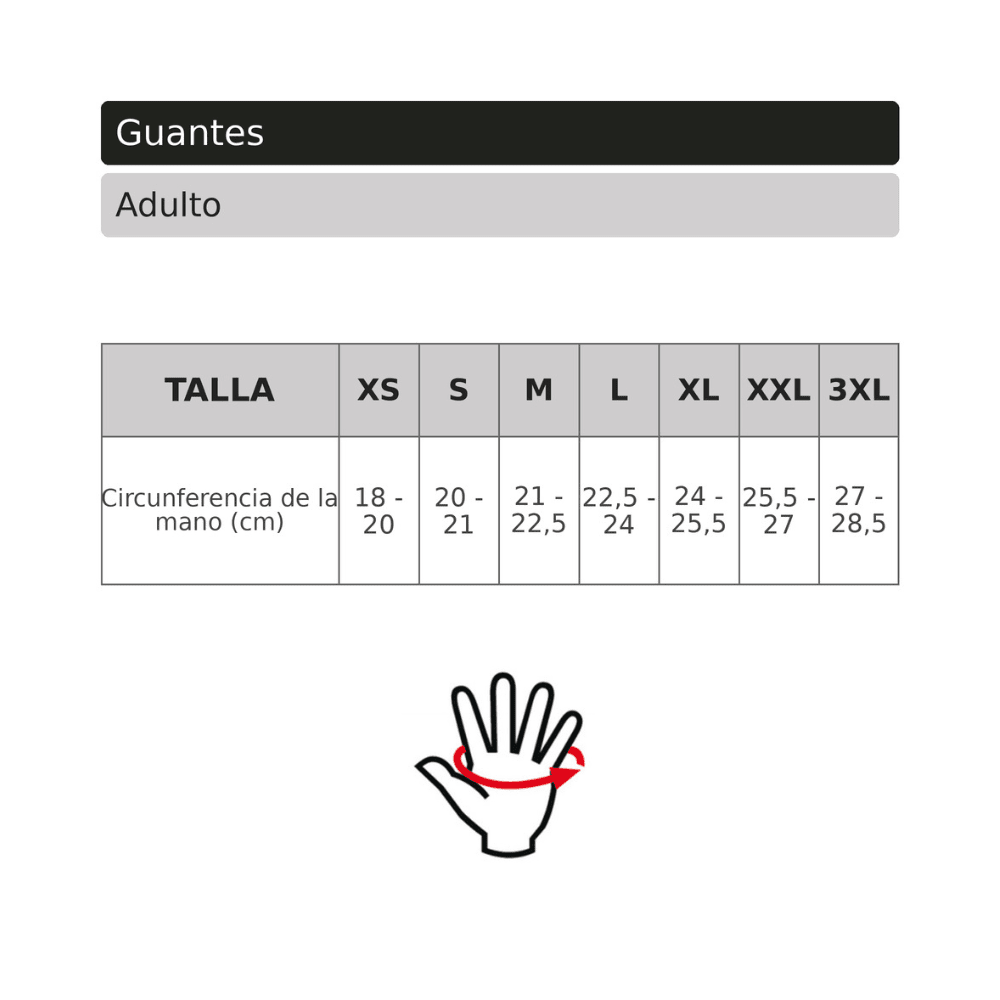GUANTES PARA MOTO OCTANE OCT 206 DE CUERO LARGO7