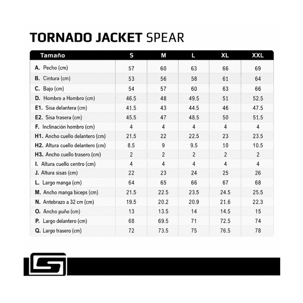 CHAQUETA PARA MOTO SPEAR TORNADO TRICAPA IMPERMEABLE MILITAR6