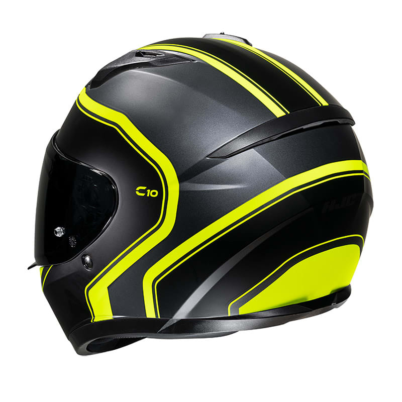CASCO HJC C10 ELIE NEGRO AMARILLO FLÚOR | CASCO INTEGRAL CERTIFICADO ECE 22.063