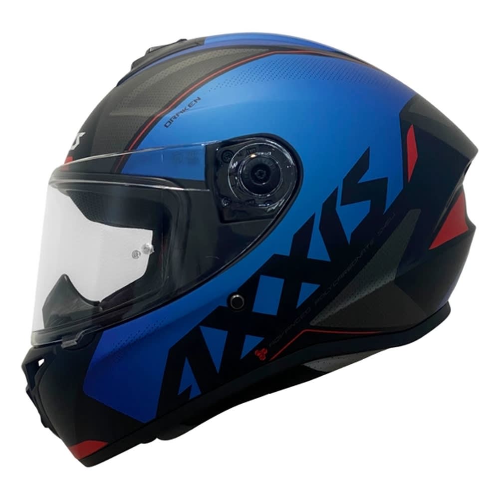 CASCO AXXIS FF112D DRAKEN S GEAR E7 AZUL MATE | CASCO INTEGRAL CERTIFICADO ECE 22.063