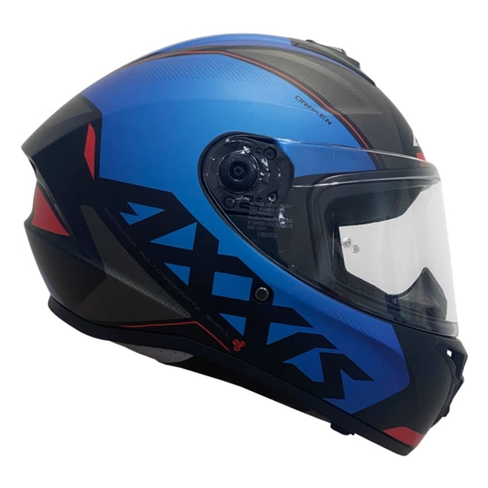 CASCO AXXIS FF112D DRAKEN S GEAR E7 AZUL MATE | CASCO INTEGRAL CERTIFICADO ECE 22.067