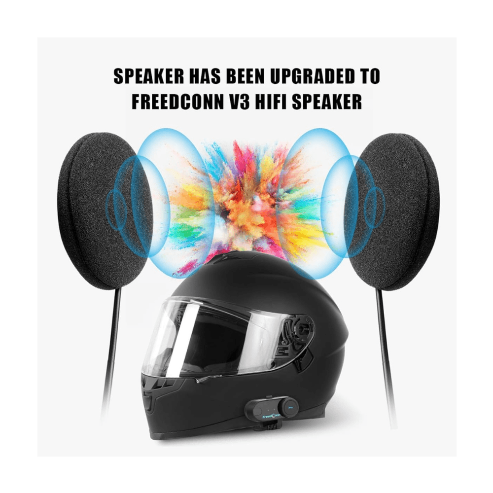 INTERCOMUNICADOR PARA CASCO MOTO FREEDCONN T-COM VB BLUETOOTH 5.0 CON RADIO FM3