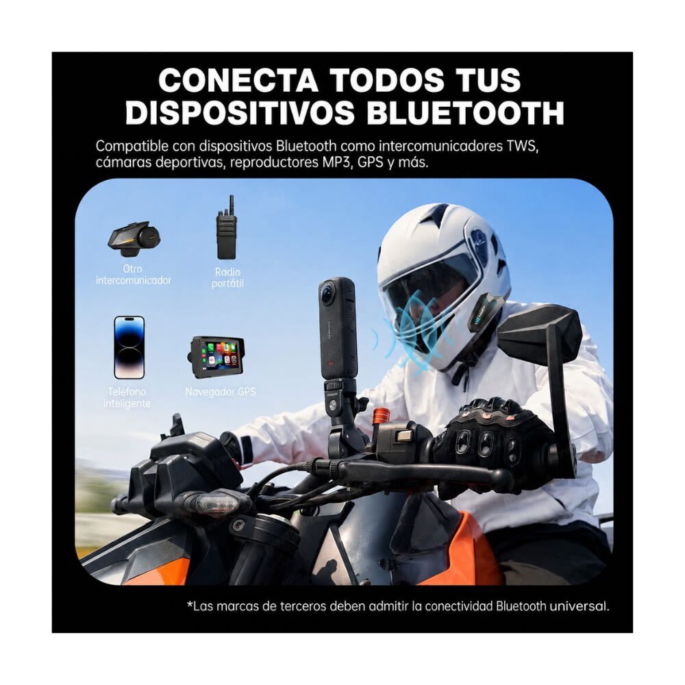 INTERCOMUNICADOR PARA CASCO FREEDCONN HERO BLUETOOTH 5.1 IP673