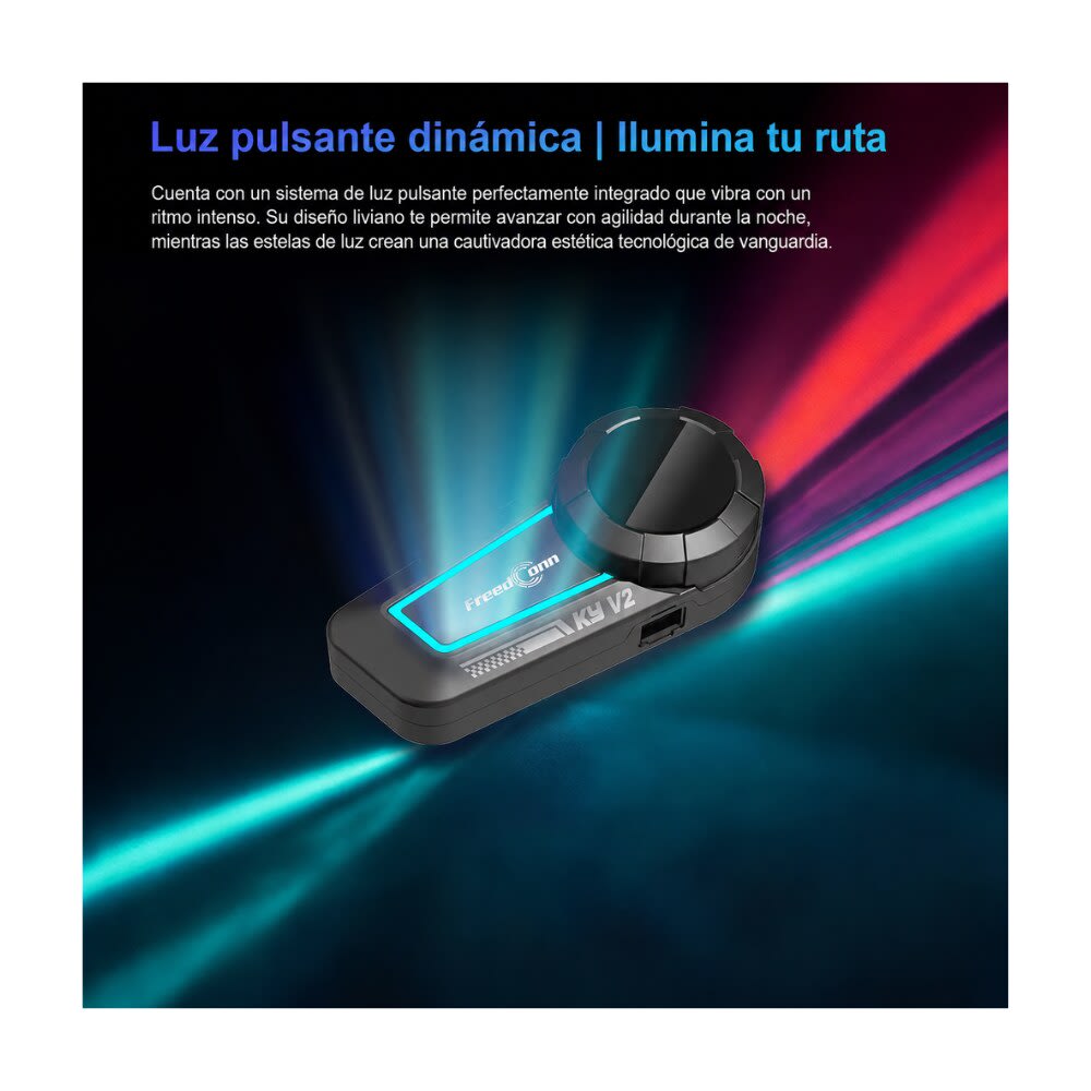 INTERCOMUNICADOR MANOS LIBRES FREEDCONN KY V2 BLUETOOTH 6.0 IP656