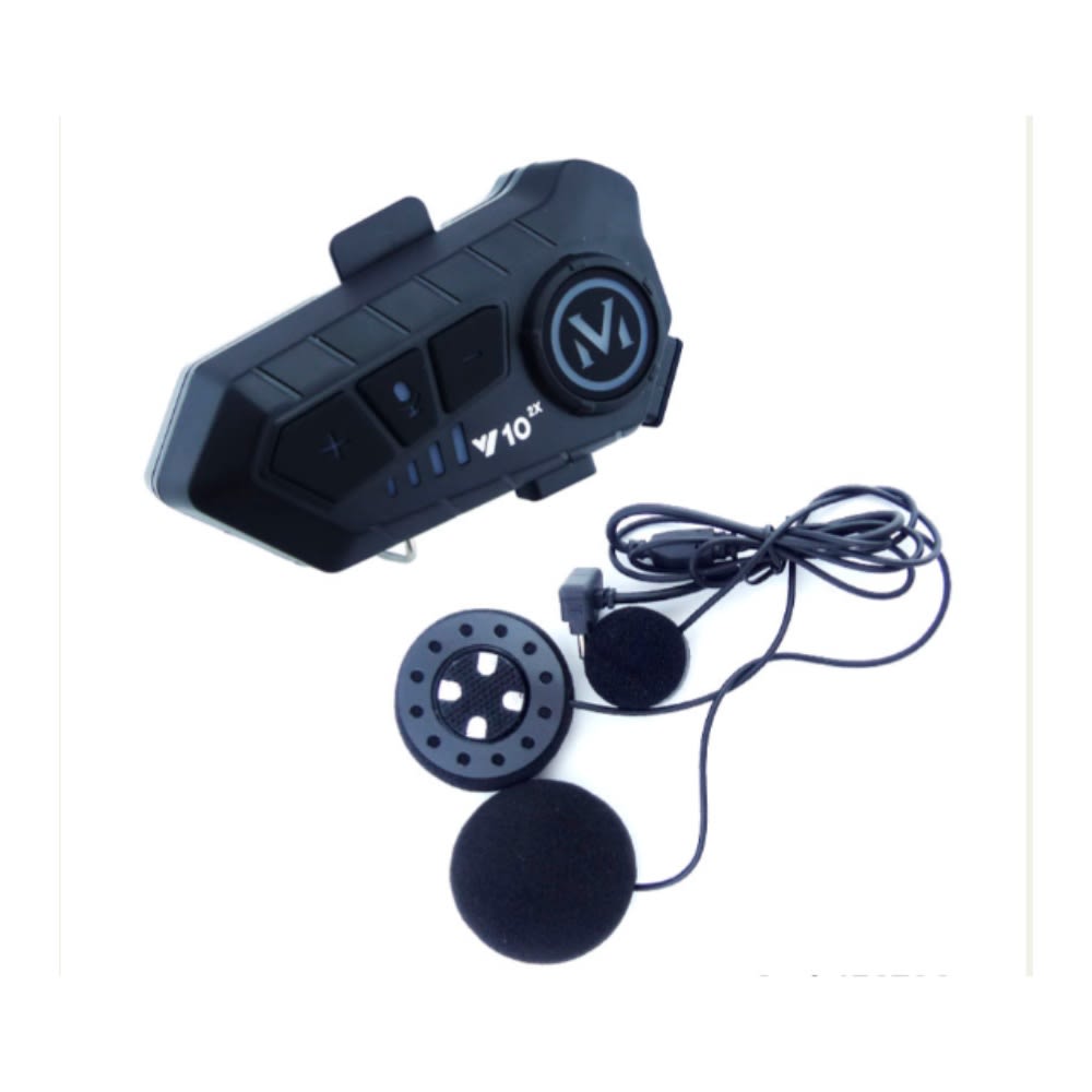 NTERCOMUNICADOR BLUETOOTH PARA CASCO Y-10 RECARGABLE CON LUZ2
