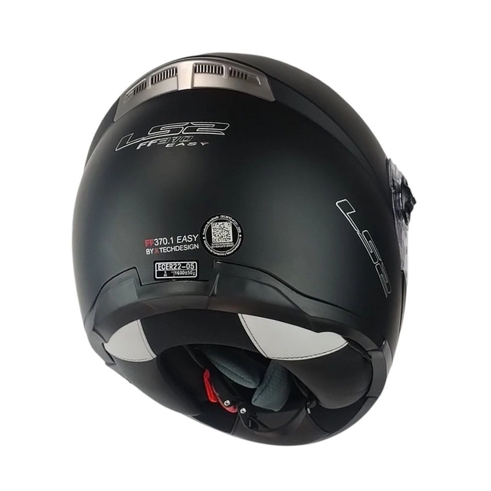 CASCO ABATIBLE LS2 FF370 EASY NEGRO MATE | SEGURIDAD, CONFORT Y VERSATILIDAD4