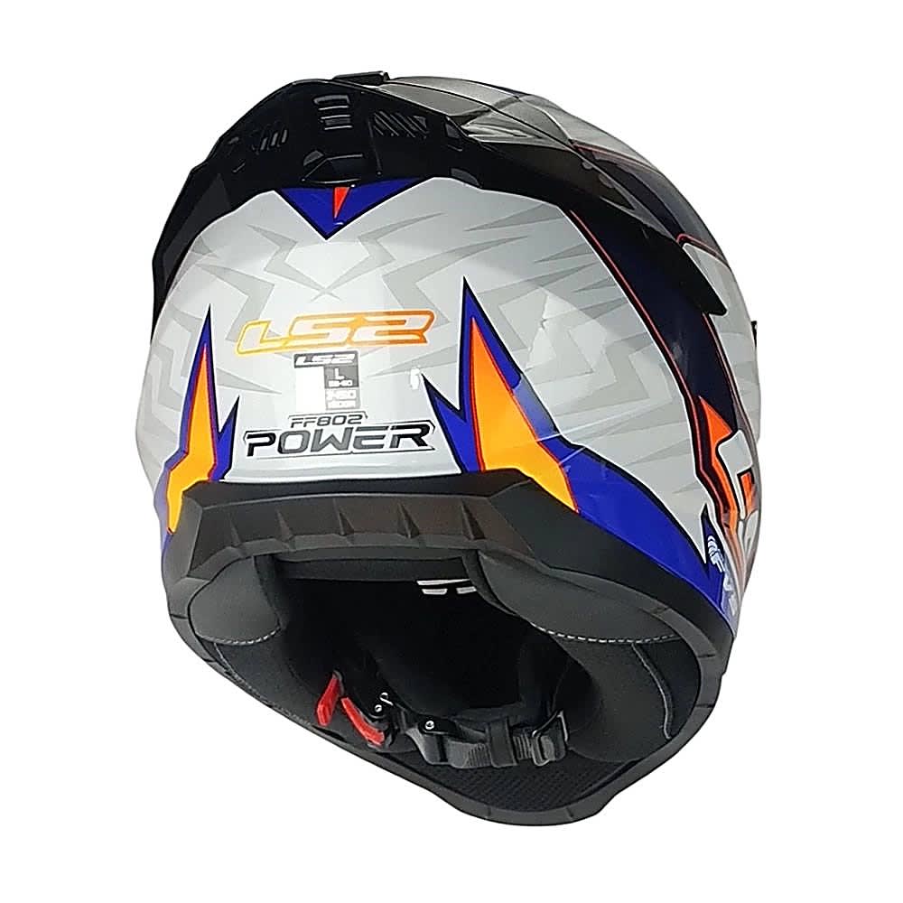 CASCO LS2 FF802 FLASH II ENERGY NEGRO MORA BLANCO | CERTIFICADO ECE 22.065