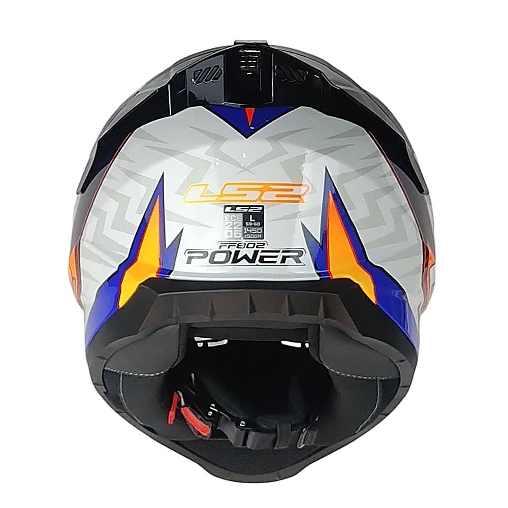 CASCO LS2 FF802 FLASH II ENERGY NEGRO MORA BLANCO | CERTIFICADO ECE 22.066