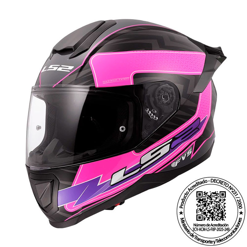 CASCO LS2 FF802 FLASH II ENERGY NEGRO ROSA1