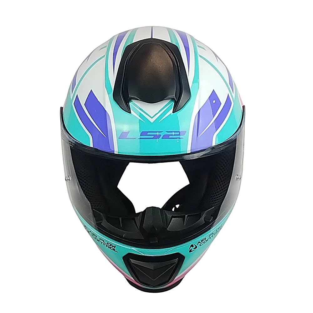 CASCO LS2 FF802 FLASH II IMPACT BLANCO ROSA CELESTE | CERTIFICADO ECE 22.064