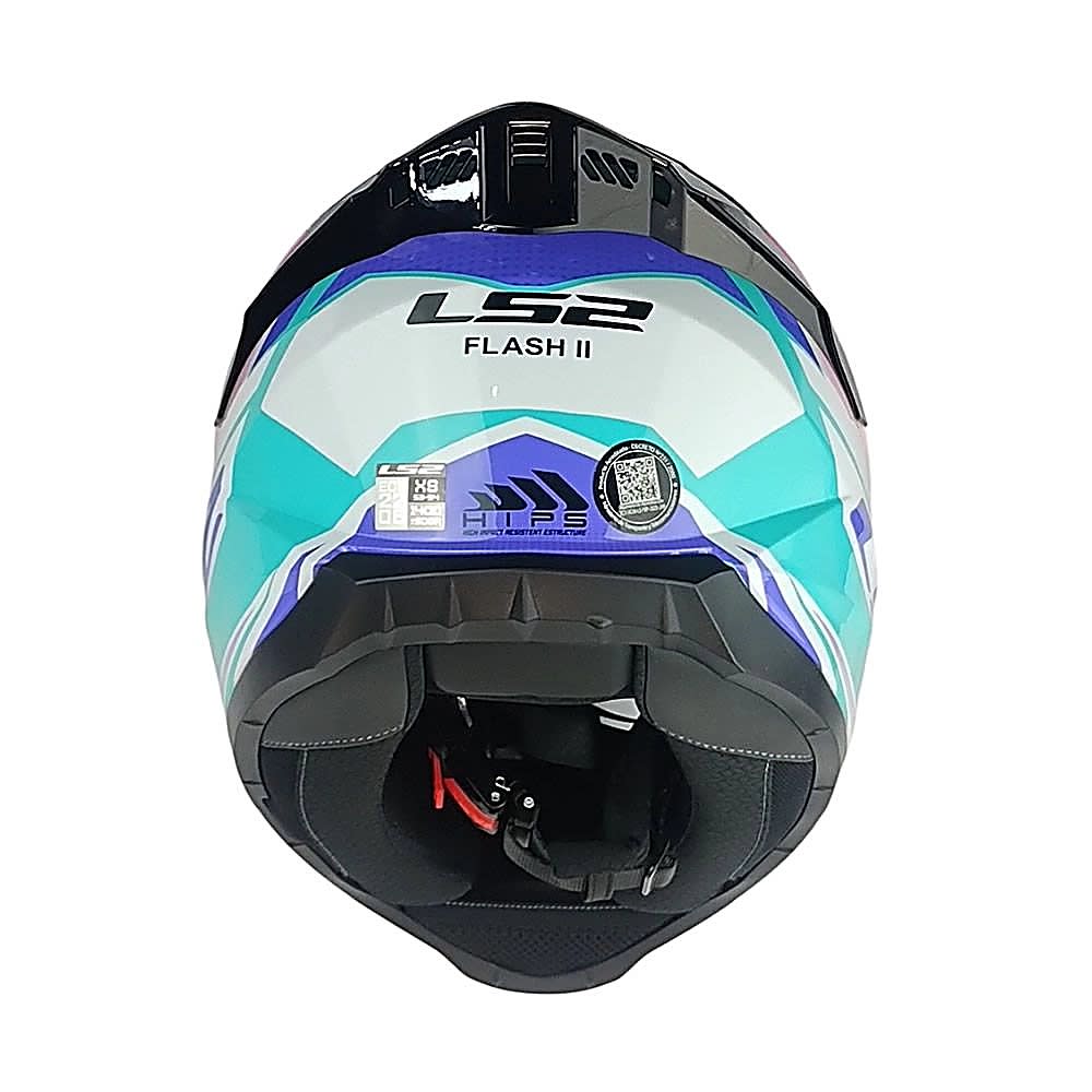 CASCO LS2 FF802 FLASH II IMPACT BLANCO ROSA CELESTE | CERTIFICADO ECE 22.066