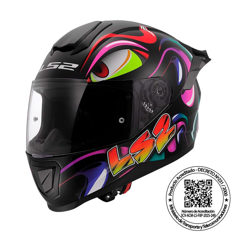 CASCO LS2 FF802 FLASH II MUTANT NEGRO MATTE1