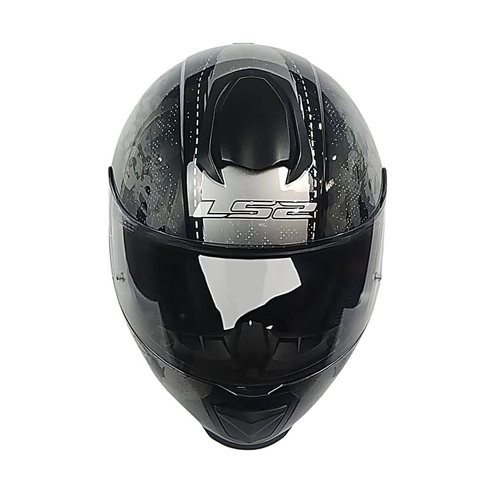 CASCO INTEGRAL LS2 FF802 FLASH II POWER NEGRO SILVER | PROTECCIÓN EN CADA RUTA3