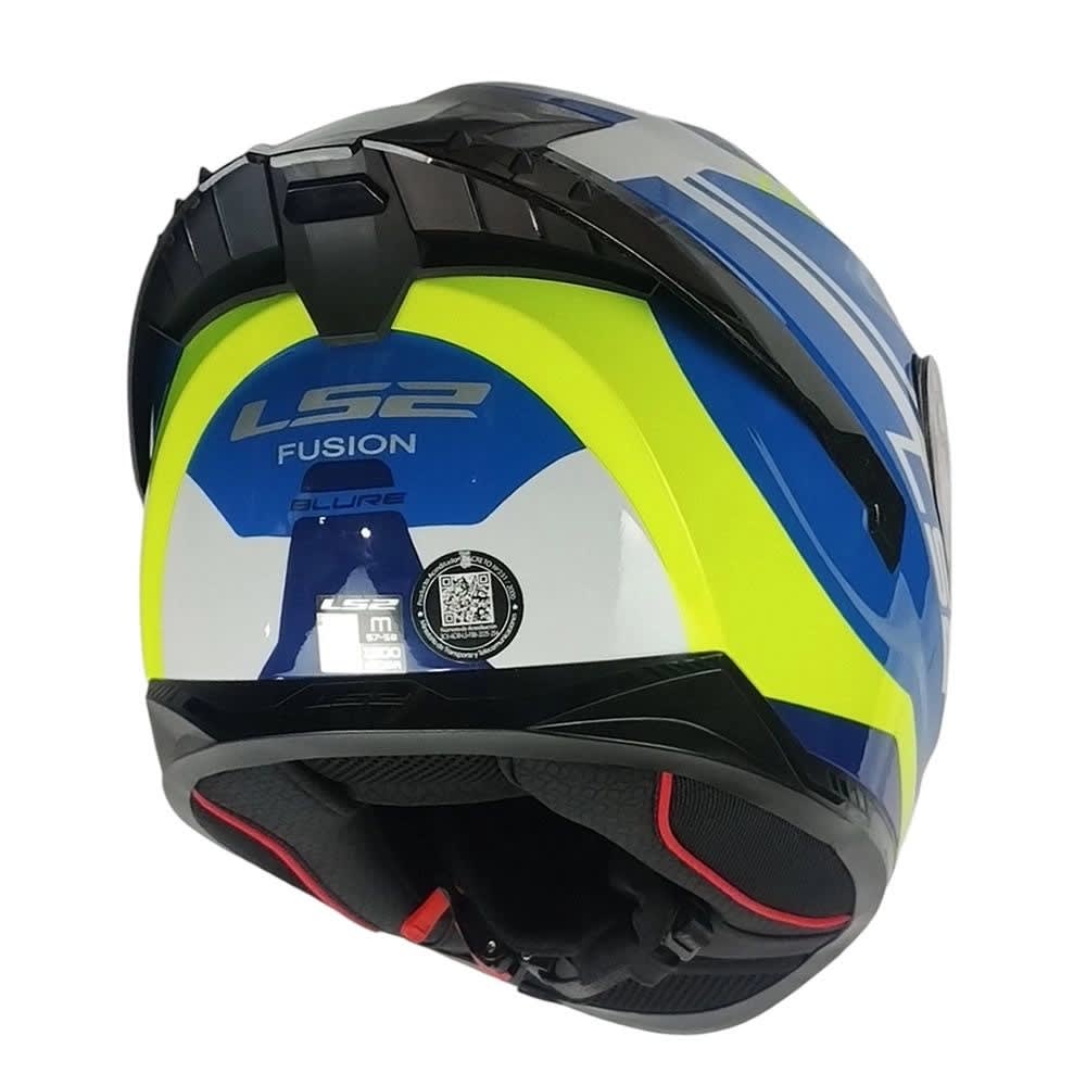 CASCO LS2 FF806 FUSION BLURE GRIS AMARILLO | INNOVACIÓN PARA RODAR CON CONFIANZA5