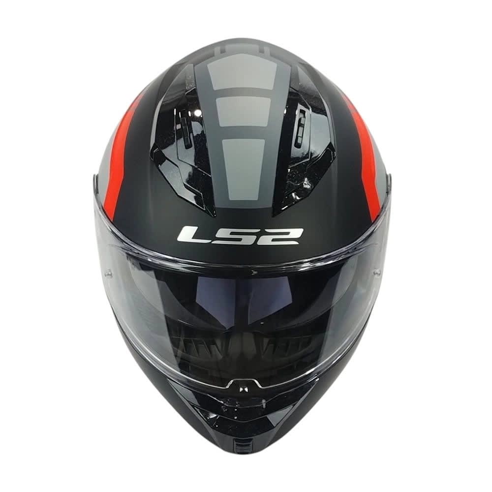 CASCO LS2 FF806 FUSION BLURE GRIS ROJO MATE | SEGURIDAD DE ALTO NIVEL5