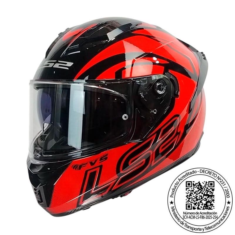CASCO LS2 FF806 FUSION SINGULAR NEGRO ROJO1