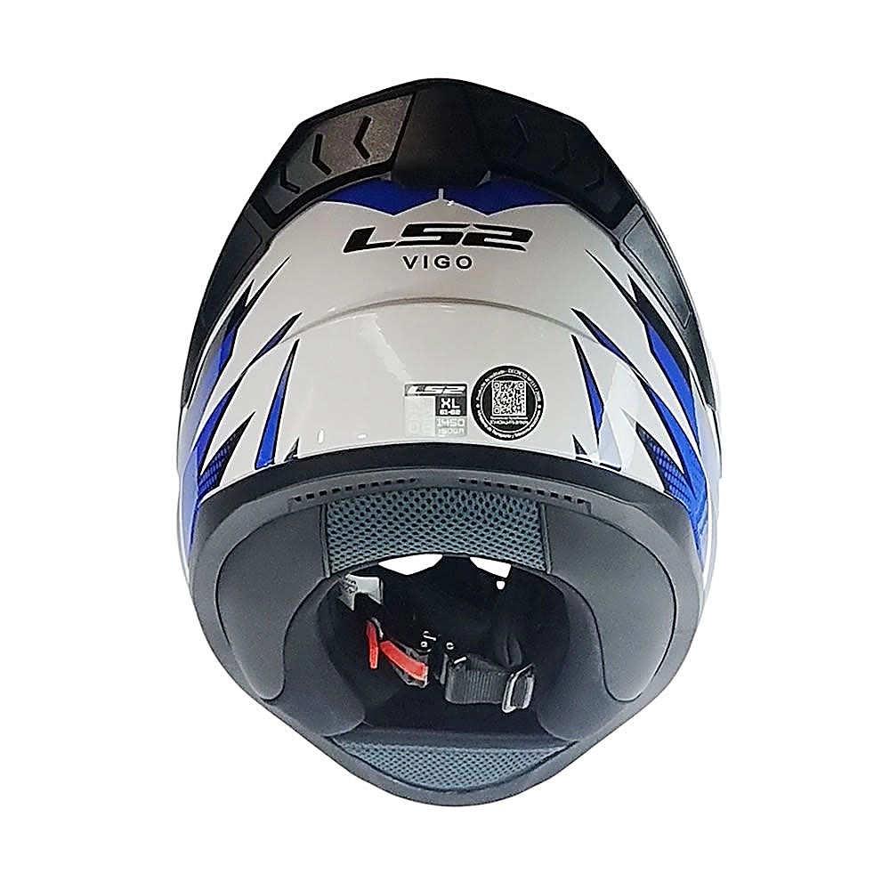 CASCO LS2 FF810 VIGO FLIGHT BLANCO AZUL ROJO | CERTIFICADO ECE 22.065