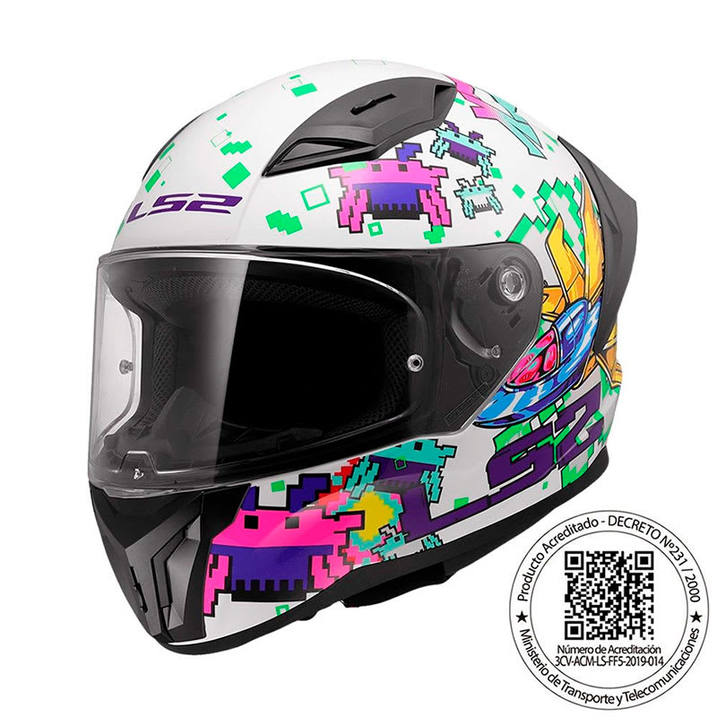 CASCO LS2 FF810 VIGO SPACE ATTACK BLANCO MORA1