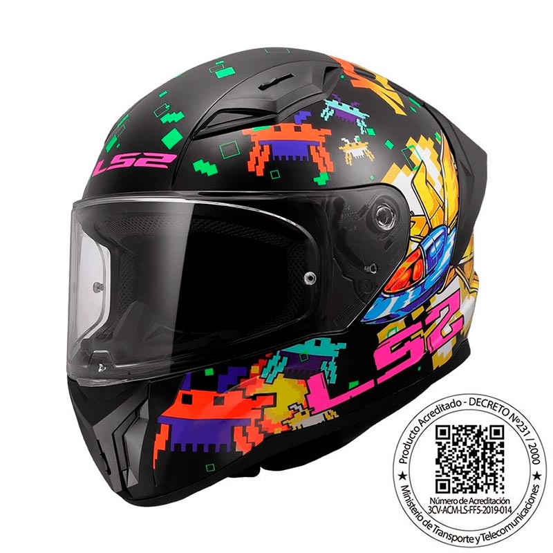 CASCO LS2 FF810 VIGO SPACE ATTACK NEGRO AMARILLO ROJO MATE1
