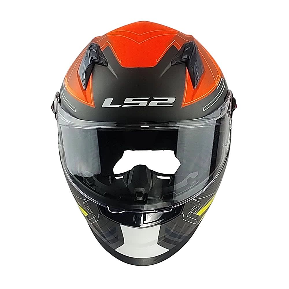 CASCO LS2 FF816 COSMOS DIGITAL NEGRO NARANJO MATE | CERTIFICADO ECE 22.064
