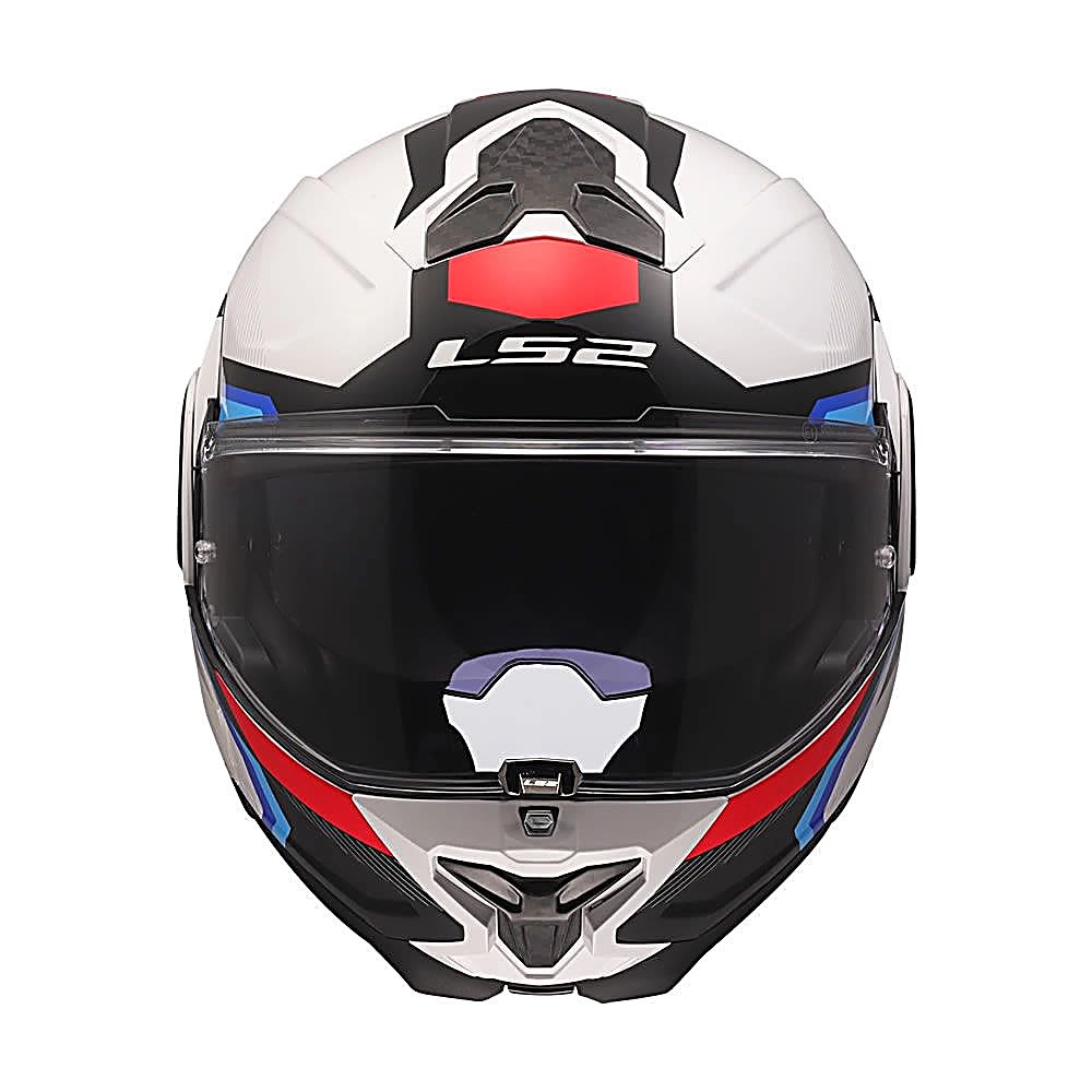 CASCO LS2 FF910 ADVANT II TRIPLE BLANCO AZUL ROJO | CERTIFICADO ECE 22.065