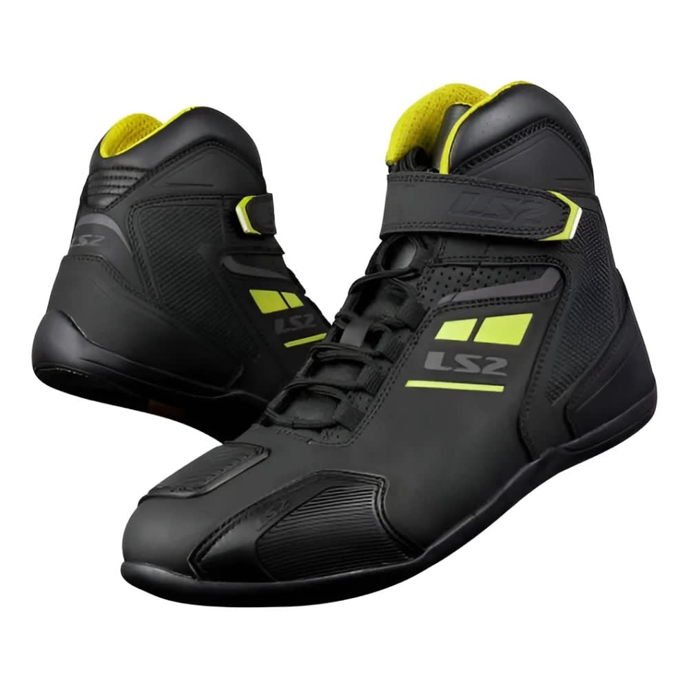 BOTA LS2 GARRA NEGRA AMARILLA MUJER | PROTECCIÓN Y RENDIMIENTO PARA MOTOCICLISTAS2