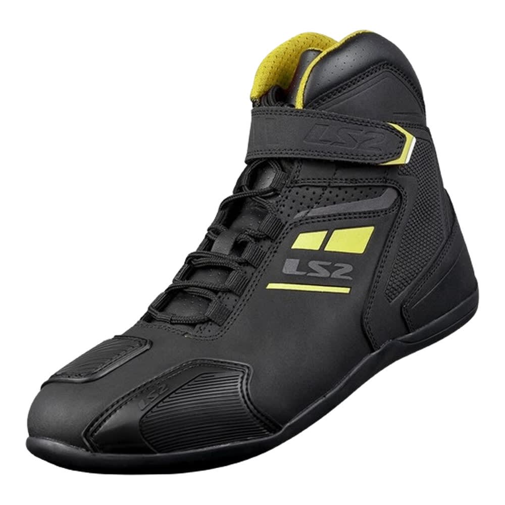 BOTA LS2 GARRA NEGRA AMARILLA MUJER | PROTECCIÓN Y RENDIMIENTO PARA MOTOCICLISTAS1