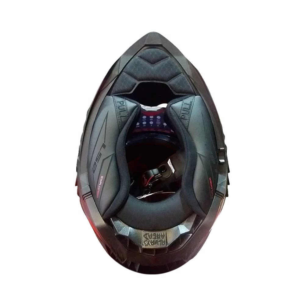 CASCO LS2 MX701 EXPLORER NEGRO MATE | AVENTURA, SEGURIDAD Y MÁXIMO CONFORT8