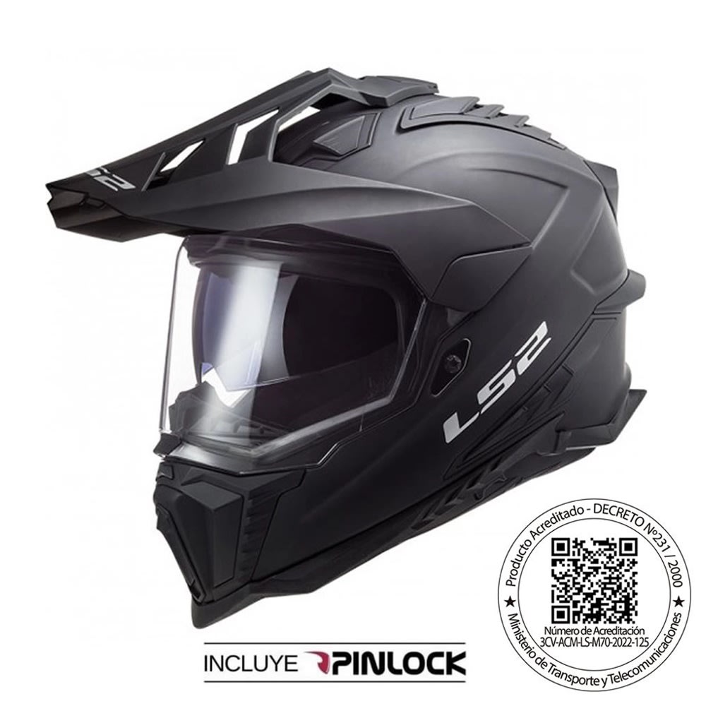 CASCO LS2 MX701 EXPLORER NEGRO MATE | AVENTURA, SEGURIDAD Y MÁXIMO CONFORT1