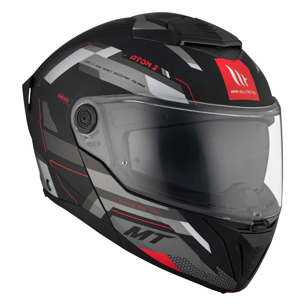 CASCO MT HELMETS ATOM 2 SV BAST D5 | CASCO ABATIBLE DE ÚLTIMA GENERACIÓN CON PINLOCK3