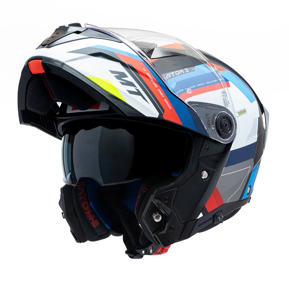 CASCO MT HELMETS ATOM 2 SV BAST A1 | CASCO ABATIBLE DE ÚLTIMA GENERACIÓN2