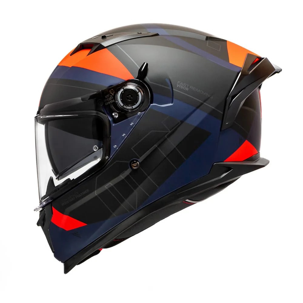 CASCO MT HELMETS BRAKER SV E5 LAB ROJO MATE | SEGURIDAD DE NUEVA GENERACIÓN CON VISOR SOLAR2