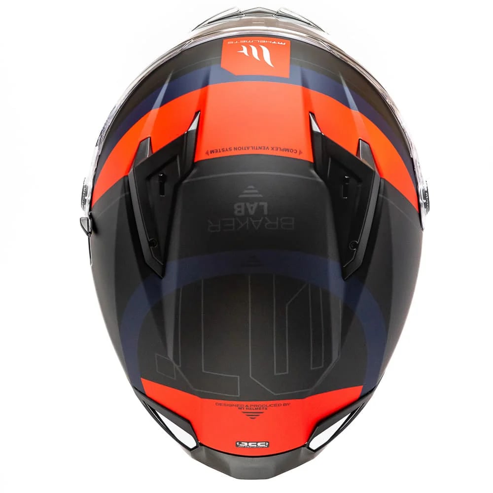 CASCO MT HELMETS BRAKER SV E5 LAB ROJO MATE | SEGURIDAD DE NUEVA GENERACIÓN CON VISOR SOLAR6