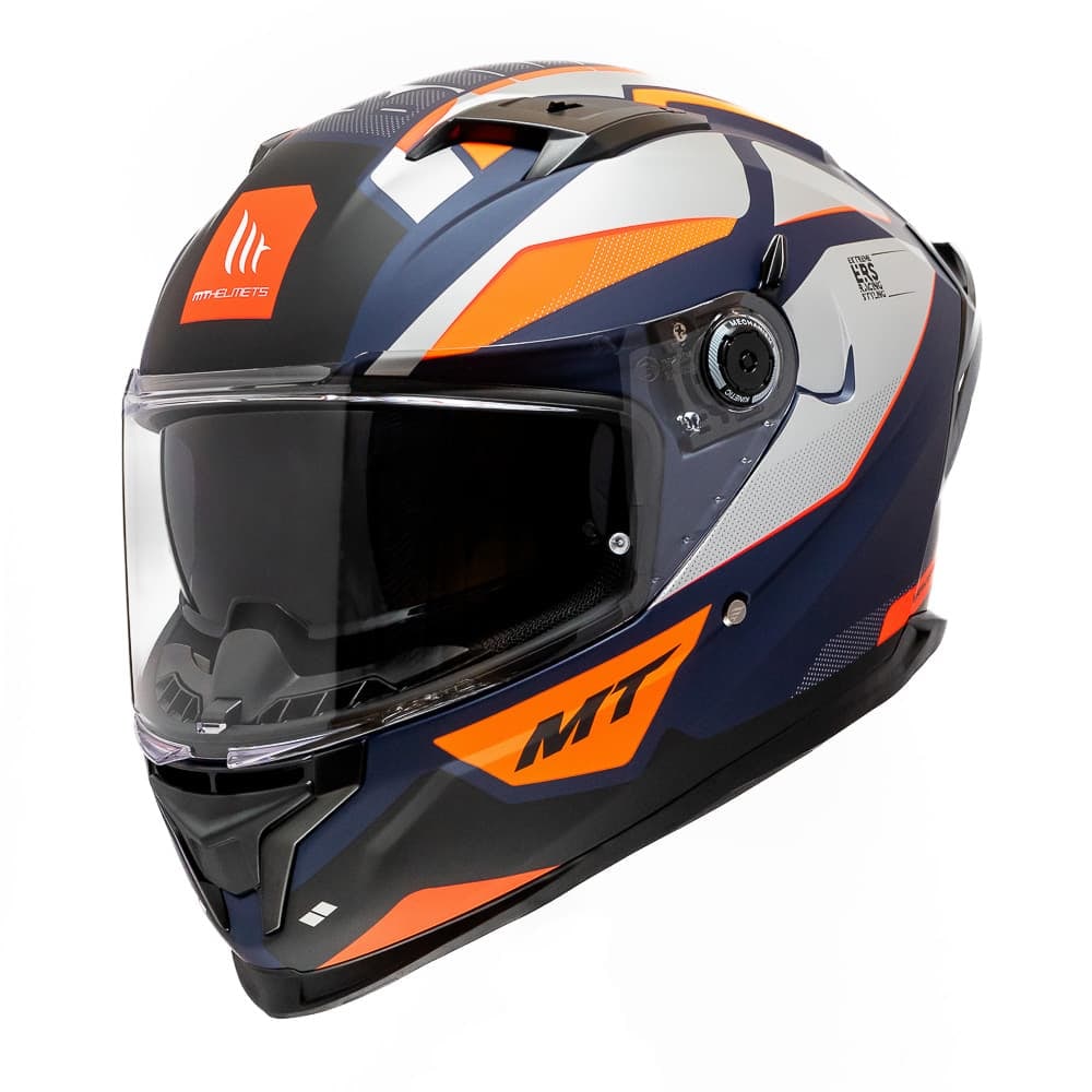CASCO MT HELMETS BRAKER SV C4 PURSUIT NARANJA MATE |SEGURIDAD DE NUEVA GENERACIÓN CON VISOR SOLAR1