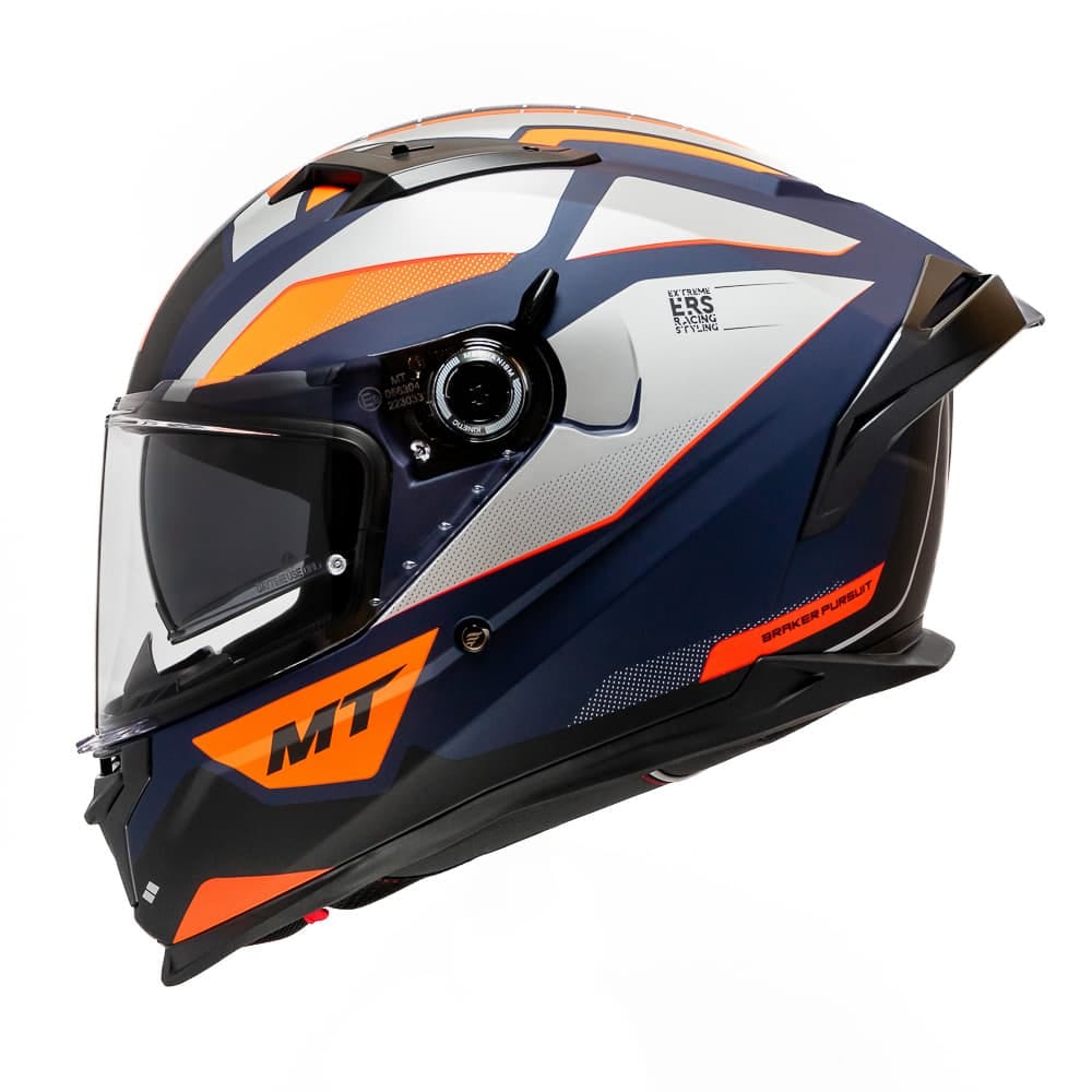 CASCO MT HELMETS BRAKER SV C4 PURSUIT NARANJA MATE |SEGURIDAD DE NUEVA GENERACIÓN CON VISOR SOLAR2