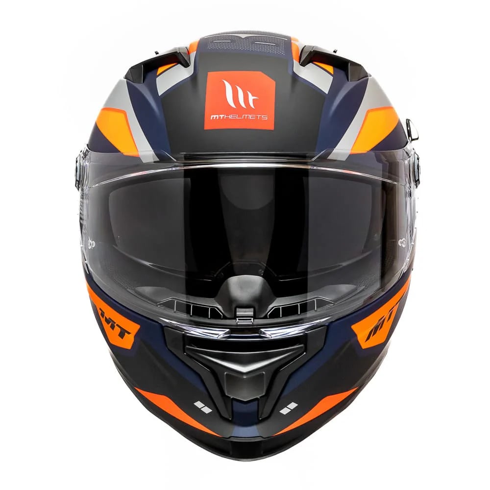CASCO MT HELMETS BRAKER SV C4 PURSUIT NARANJA MATE |SEGURIDAD DE NUEVA GENERACIÓN CON VISOR SOLAR5