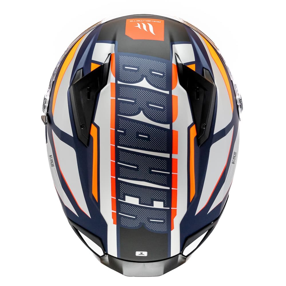 CASCO MT HELMETS BRAKER SV C4 PURSUIT NARANJA MATE |SEGURIDAD DE NUEVA GENERACIÓN CON VISOR SOLAR4