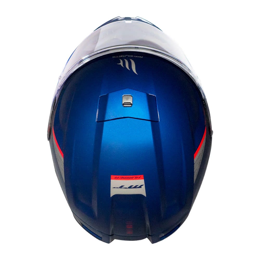 CASCO MT FF114 HUMMER SOLID A7 AZUL BRILLO | CONDUCE CON SEGURIDAD Y ESTILO  (VISOR OSCURO DE REGALO)6