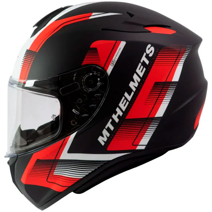 Casco de Moto MT Helmets Targo IVY D5 Rojo Mate1